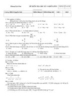 TOAN 8. DE THI HOC KY I NAM HOC 2010-2011