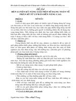 SKKN RÈN LUYỆN KỸ NĂNG GIẢI MỘT SỐ DẠNG TOÁN VỀ PHÂN SỐ TỪ CƠ BẢN ĐẾN NÂNG CAO.