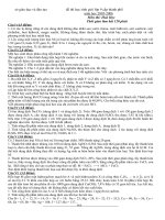 De thi HSG Hoa hoc lop 9 2006