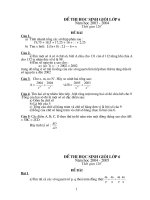 10 đề thi HSG Toán 6