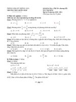 ĐỀ/ĐÁP ÁN(CHƯƠNGIII ĐẠI SỐ 8