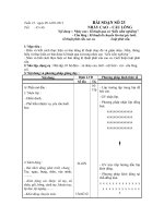 bài soạn số 20: Nhảy cao - cầu lông