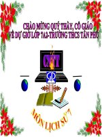 Bài 23 sử 7( phần I) soạn theo chuẩn KT-KN