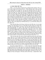 Hiệu trưởng với công tác chỉ đạo giáo dục đạo đức học sinh ở trường THCS