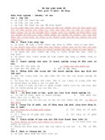 Nội dung ôn thi môn Luật kinh lế có đáp án