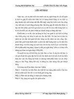 đồ án công nghệ thông tin Xây dựng chương trình Quản lý tiền gửi ngân hàng tại VPBANK