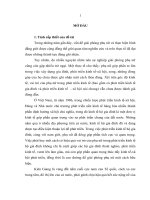 luận văn thạc sĩ Phát huy vai trò phụ nữ trong phát triển kinh tế kinh tế hộ gia đình nông dân ở tỉnh Kiên Giang hiệ nay