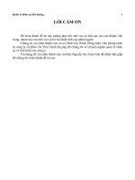 đồ án công nghệ thông tin Phân tích, thiết kế hệ thống quản lý nhân sự tiền lương tại Công ty Thái Thịnh