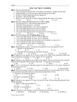 Bài tập trắc nghiệm: Cấu tạo nguyên tử