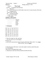 bai soan tu chon tieng anh 6