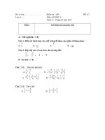 kiêm tra so hoc 6 chuong 3 co dap an