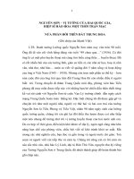 tiểu luận Nguyễn Sơn – Vị tướng của hai quốc gia, hiệp sĩ hào hoa một thời trận Mạc nửa phần đời trên đất Trung Hoa