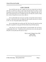 đồ án công nghệ thông tin Xây dựng hệ thống quản lý thông tin phản hồi khách hàng