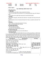 Giáo án Địa 8 ( 3 cột )