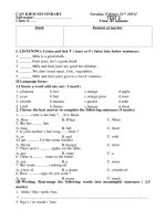 E. 6 ( Test 3) - good