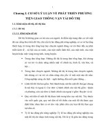 tiểu luận Đề xuất một số giải pháp để hạn chế phương tiện giao thông cá nhân