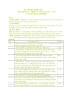 đề thi hsg lịch sử. múc ngay