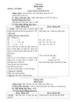 giao an lop 1 buoi chieu tuan 29