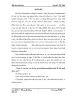 luận văn đại học sư phạm Tách và chuyển hoá etyl-p metoxixinamat thành một số dẫn xuất chứa nitơ