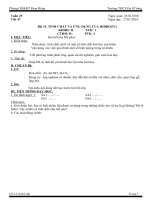 Tuần 25 - Tiết 47,48 - Tính chất - Ứng dụng của hidro