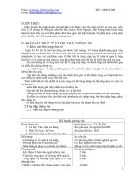 phân tích thiết kế thông tin quản lý quán trà tri kỷ