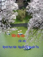 Tập đọc Tặng Cháu T 25 Hoàng Ni ĐBL ĐN