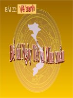 bài 22: ngay tet và mùa xuân