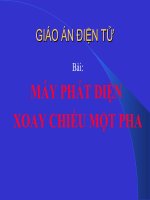 Máy phát điện xoay chiều  một pha