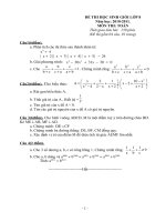 ĐÊ- ĐÁP ÁN HSG TOÁN 8-2