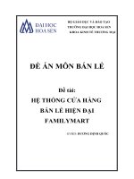 Đề án Quản lý bán lẻ