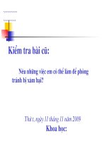 Bai: Phòng tránh tai nạn giao thông đường bộ