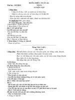 giao an lop 1 buoi chieu tuan 24