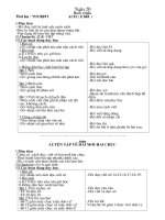 giao an lop 1 buoi chieu tuan 20