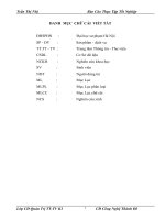 đồ án công nghệ thông tin Thực trạng sản phẩm và dịch vụ Thông tin tại trung tâm Thông tin- Thư viện trường Đại học sư phạm Hà Nội