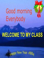 Anh 8 -unit 10( Recycling) , Speak and listen