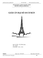 Giáo án đại số cơ bản 10 in