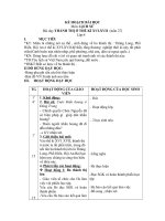 THÀNH THỊ Ở THẾ KỈ XVI-XVII  (tuần 27)