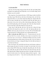 luận văn đại học sư phạm cơ sở lý luận Một số kỹ thuật mở đầu bài giảng hiệu quả môn Hoá học ở THPT