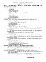 HƯỚNG DẪN THỰC TẬP SƯ PHẠM