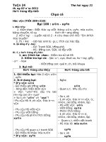 G.AN tuần 24CKTKN/2 buổi/2011