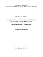 Biên soạn đề kiểm tra THCS