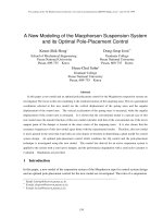 A new nodeling of the macpherson suspension system and its optimal pole placement control
