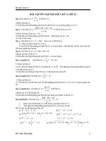 BÀI TẬP ÔN THI GIỮA KÌ 2 LỚP 12