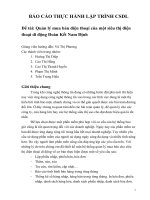 Quản lý mua bán điện thoại của một siêu thị điện thoại di động đoàn kết nam định