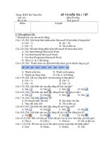 KIEM TRA 1TIET(TIÉT)