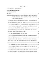 Luận văn thạc sỹ - Giải pháp thúc đẩy xuất khẩu mặt hàng dệt may sang thị trường Hoa Kỳ sau khi Việt nam gia nhập WTO