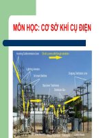 bài giảng môn học cơ sở khí cụ điện