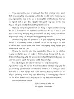 báo cáo môn công nghệ chế tạo máy