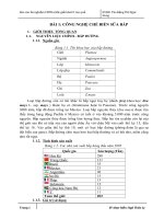 báo cáo thí nghiệm công nghệ chế biến nước rau quả