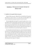 Tiểu Luận Tài chính tiền tệ NGUỒN VỐN ĐẤU TƯ TỪ TRONG NƯỚC NGÂN SÁCH NHÀ NƯỚC VÀ DÂN DOANH